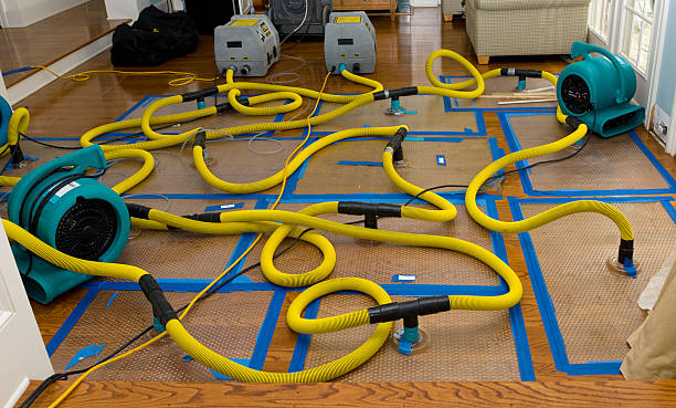 Professional Storm Water Damage Restoration technician working in Shrewsbury, NJ